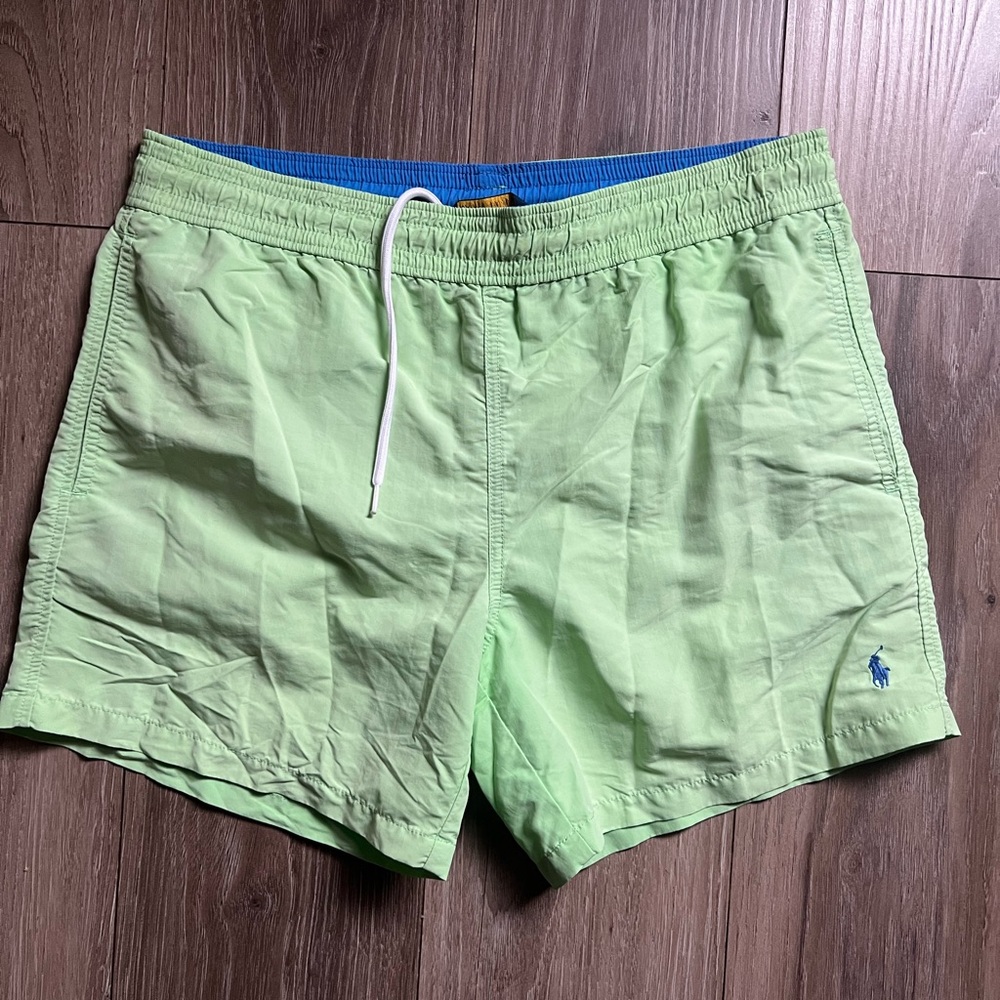 Polo by Ralph Lauren Light Green Swim Trunks